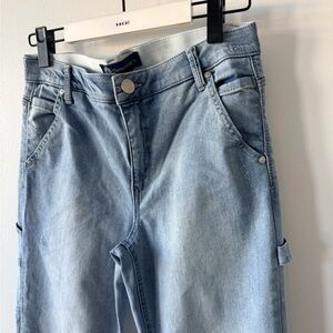 Democracy Ab-Solution Light Wash Carpenter Jeans Size 8
